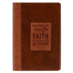 Journal-Classic LuxLeather-Stand Firm In The Faith 1 Cor. 16:13: 9781642729986