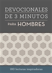 Devocionales De 3 Minutos Para Hombres: 9781643522661