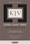 KJV Super Giant Print Reference Bible: 9781683070207
