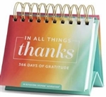 Perpetual Calendar-In All Things Thanks: Giving Gratitude: 9798886033427