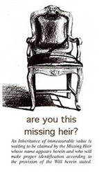Are You This Missing Heir?