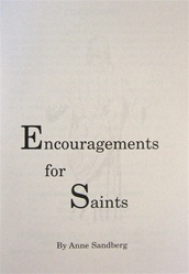 Encouragements for Saints