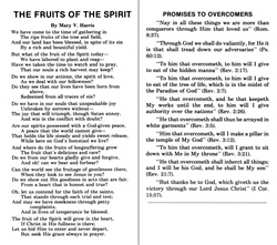 The Fruits of The Spirit- B/W