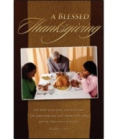 Bulletin-Thanksgiving-A Blessed Thanksgiving: 0730817334271