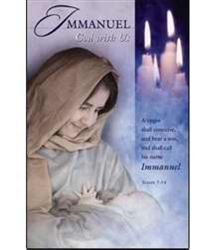Bulletin - Christmas-Immanuel God With Us: 730817334875