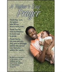 Bulletin-A Father's Day Prayer: 730817336510