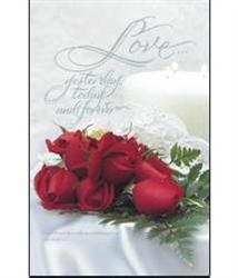 Bulletin-Wedding-Love Yesterday Today Forever: 730817308296