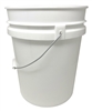 5 Gallon White Plastic Bucket