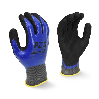 RWG32 FDG Coating Full Dipped Waterproof Nitrile Work Glove - Size M