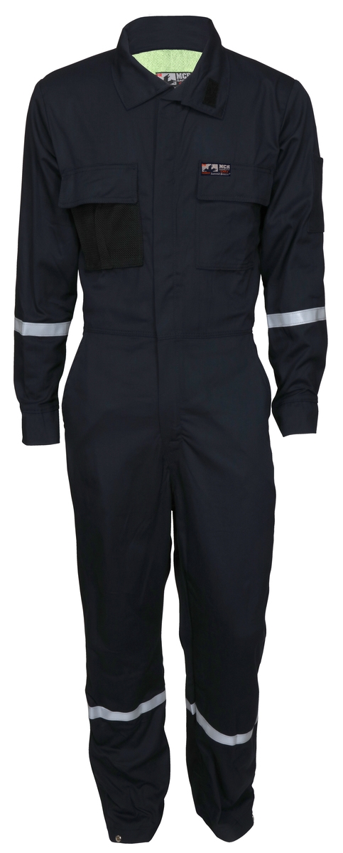 Summit BreezeÂ® Flame Resistant (FR) Coverall - 7 oz Navy
