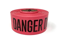 Reinforced Red Danger Tape