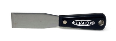 HYDE Stiff Black & SilverÂ® Chisel Putty Knife, 1-5/16â€³