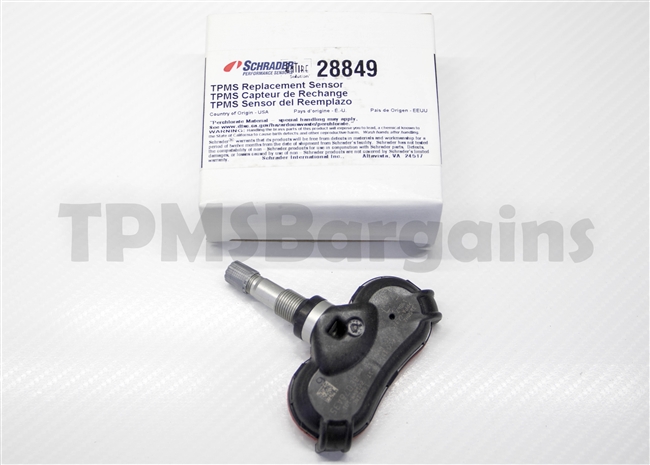 28849 TPMS Sensor - Hyundai, Kia OEM Part #: 529332F001, 529332F000