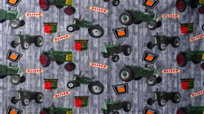 Oliver Tractor Toss FLEECE Material
