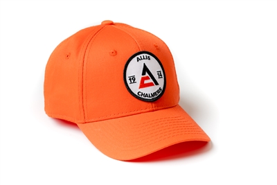 YOUTH-Size Allis Chalmers Hat, 1914 Logo, Solid Orange