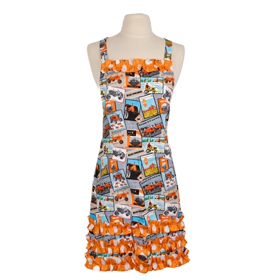 Allis Chalmers Ladies' Apron with Ruffles, Literature Print