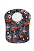 Allis Chalmers Tractor and Logo Baby Bib, Dark Gray