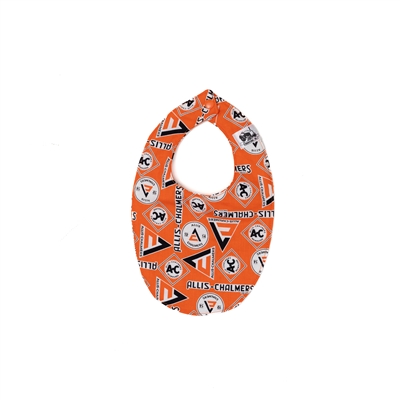 Allis Chalmers Logo Baby Bib, Orange