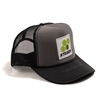 Steiger Logo Hat, Gray and Black Foam Trucker