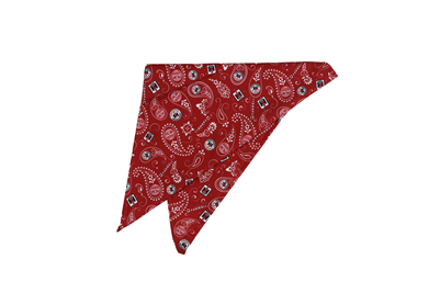 Farmall and IH Logo Dog Bandanna, Red Bandanna Print