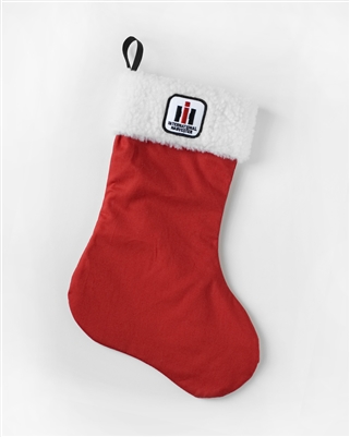 International Harvester Logo Christmas Stocking, red