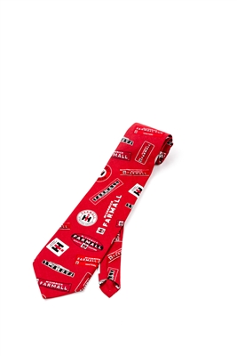 IH Farmall Logo Necktie, Red