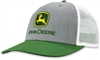 John Deere Hat, Heather Gray/Green/White, Youth Size