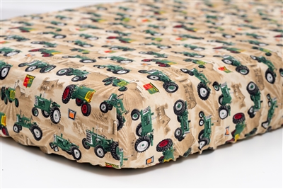 Oliver Tractor and Logo Crib Sheet, TN