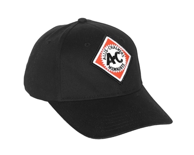 Vintage Allis Chalmers Solid Black Hat