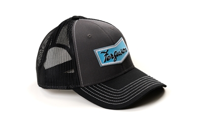 Ferguson Chevron Emblem Hat, Gray with Black Mesh Back