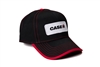 CaseIH Logo Hat, Black with Red Accents