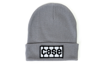 Case Tire Tread Logo Hat, Gray Knit