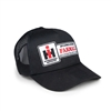 IH Farmall Logo Hat, Black Mesh Trucker Style