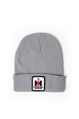 International Harvester Logo Hat, Gray Knit