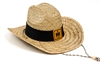 Straw Cowboy Hat, IH Logo