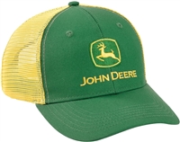 John Deere Hat, Green with Yellow Mesh Back