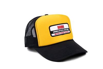 Minneapolis Moline Logo Hat, World's Finest Tractor Logo, Foam Trucker Style