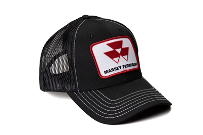 Massey Ferguson Hat, black mesh