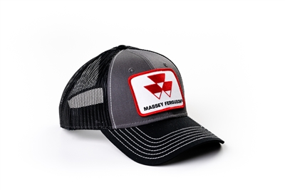Massey Ferguson Hat, gray with black mesh