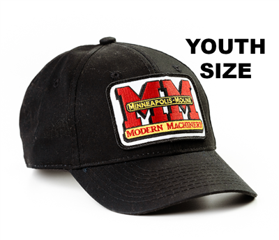 YOUTH-size Minneapolis Moline Hat, solid black
