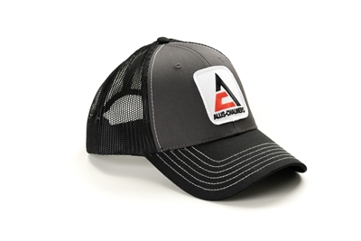 New Allis Chalmers Logo Hat, Gray with Black Mesh Back