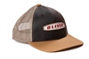 Oliver Logo Hat, Brown and Tan Mesh, Oval Oliver Logo