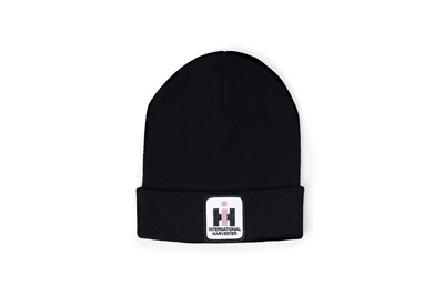 Ladies' IH International Harvester Logo Hat, Black Knit