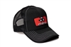 Red Massey Ferguson Tractor Logo Hat, Black Mesh, Available in Adult or Youth Size