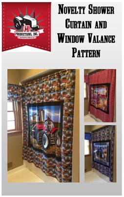 Shower Curtain and Window Valance Pattern