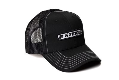 Steiger Logo Hat, Black Mesh