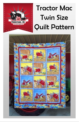 Tractor Mac Twin Size Quilt Pattern