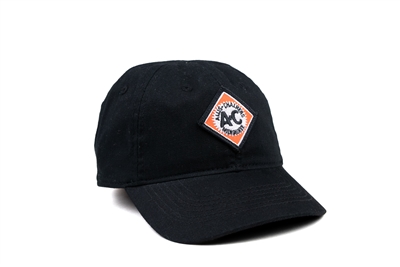 Toddler-Size Allis Chalmers Hat, Vintage Logo, Solid Black