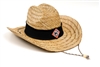 Straw Cowboy Hat, Vintage Allis Chalmers Logo