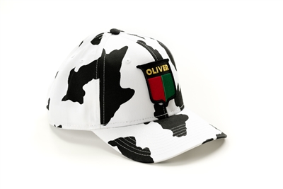 Vintage Oliver Logo Hat, Cow Print